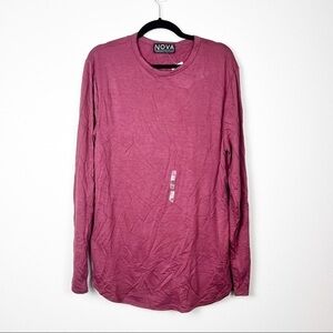 BUCKLE nova industries long‎ sleeve tee M NWT